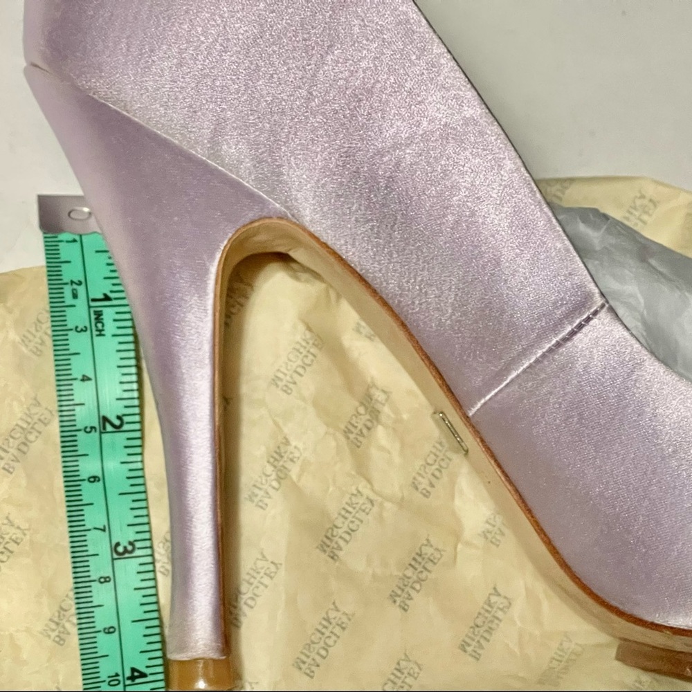 Badgley Michska Lavendar Satin Pumps - Picture 5 of 5